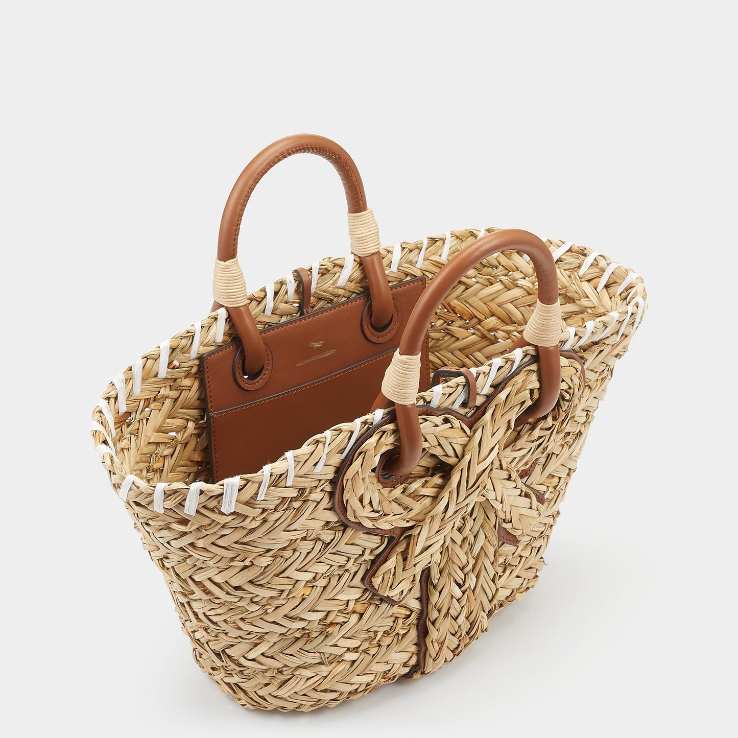 SolunaWeave™ – Walton Bowknot Basket Bag