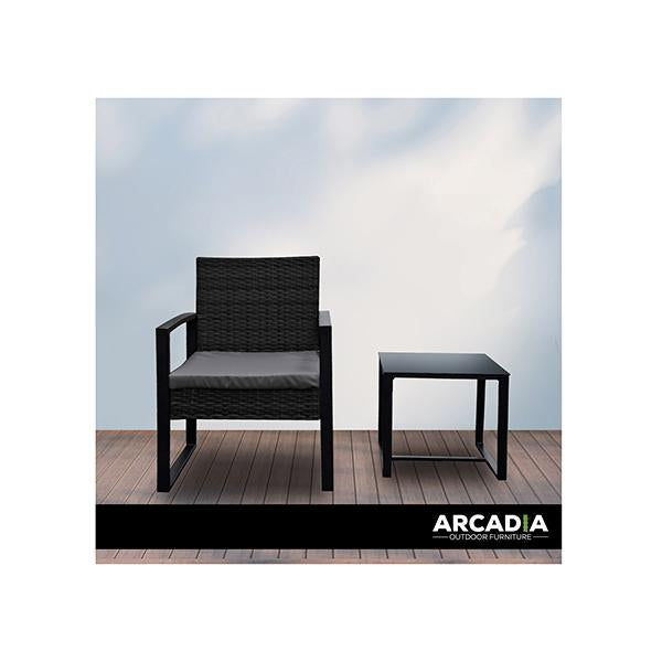 Outdoor 3 Piece Wicker Rattan Patio Set Garden Patio Home