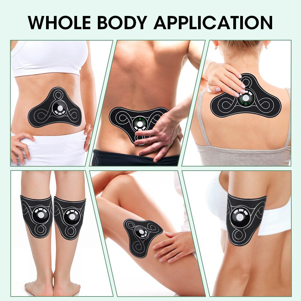 EMS Electric Massager Stimulator Pain Relief Neck Back Leg Health Care