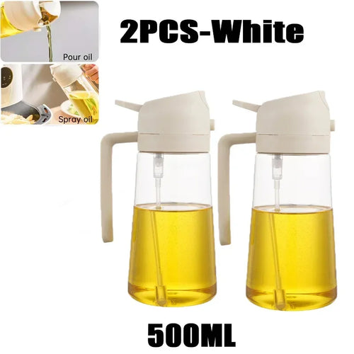 Olive Oil Spray Bottle for Oil Bottle Pouring for Cooking Oil Spices