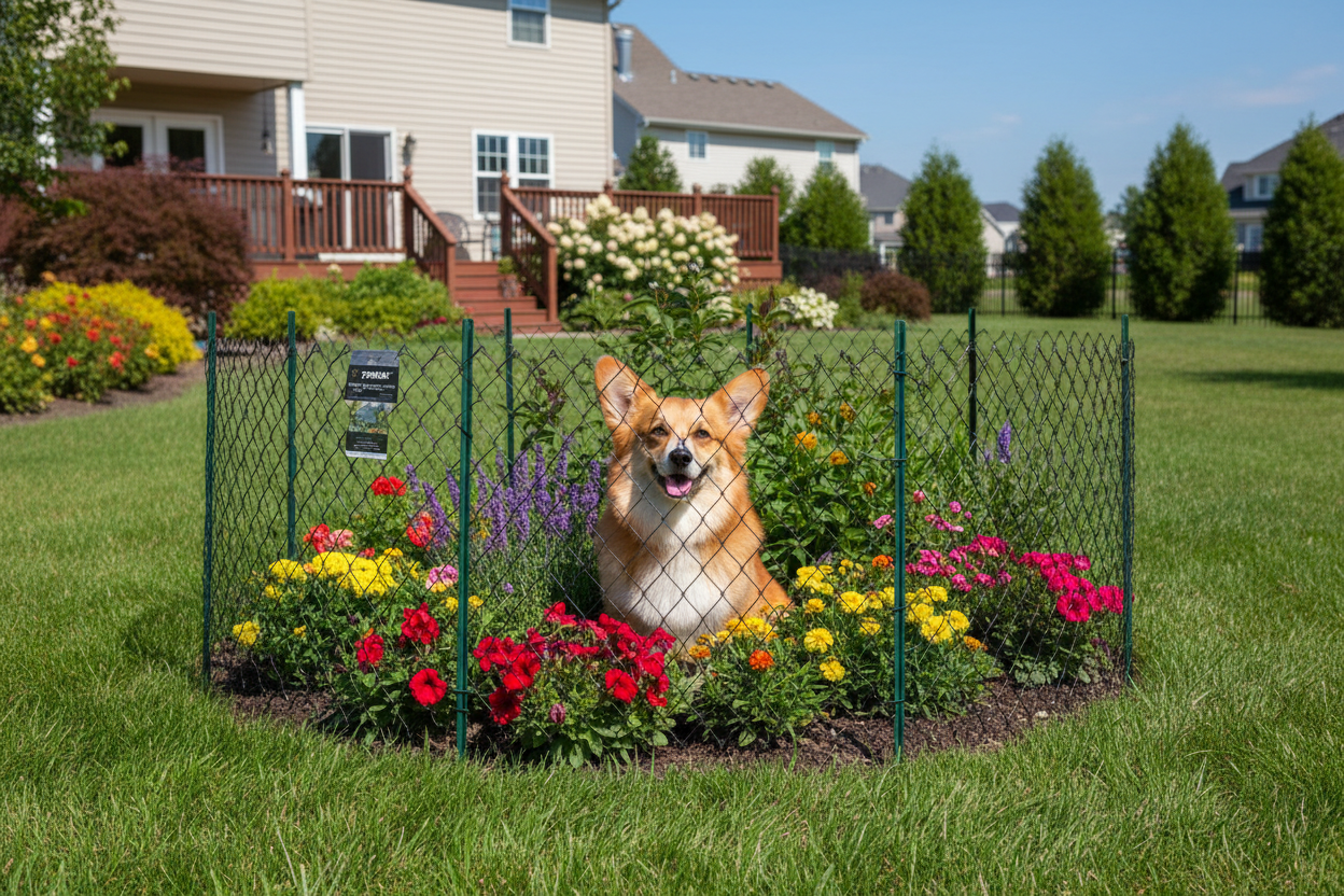 Tenax 2A140089 25 ft. x 24 in. Mesh Home & Garden Fence