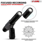 5Core Instrument Microphone Professional XLR Cardioid Pencil Stick