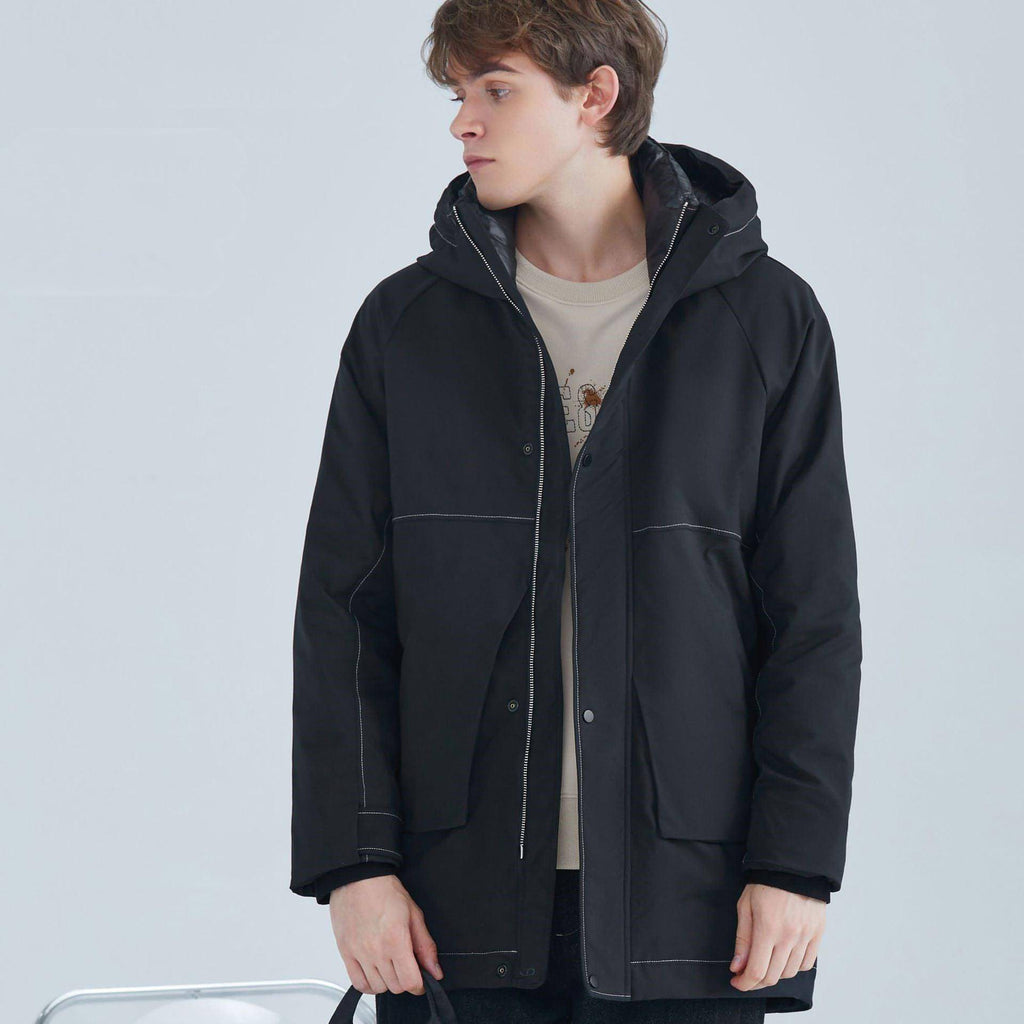 Winter Loose White Duck Down Quality Fashion Jacket Men