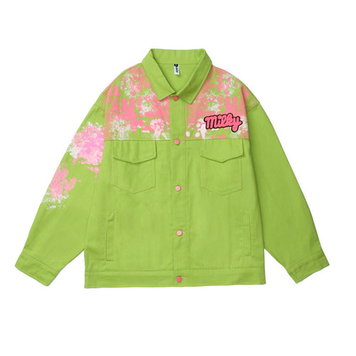 Splash-Ink Workwear Jacket for Men and Women – Modern Streetwear Style