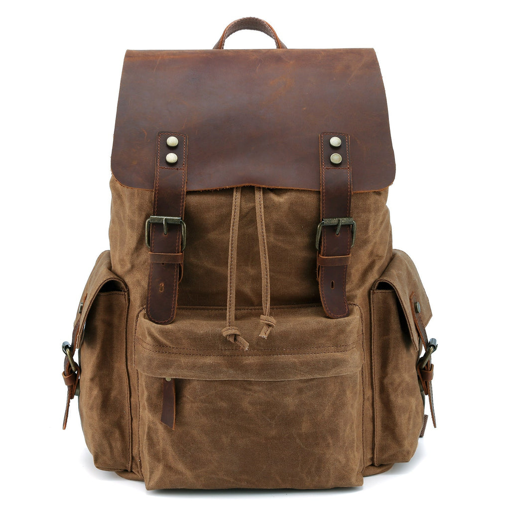 High Quality Fashion Canvas Backpack For Young Men