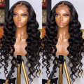 180% Density Full 4x4 Transparent Lace Front Loose Wave Human Hair Wig