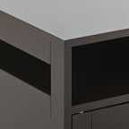 Hidden Cat Litter Box Furniture with Storage Bench , Wooden Pet House