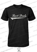 Best Dad Ever Swash Style T-Shirt - Father's Day