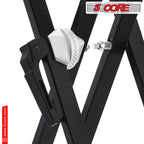 5Core Keyboard Stand Double X Style Adjustable Piano Riser For 49 To