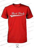 Best Dad Ever Swash Style T-Shirt - Father's Day