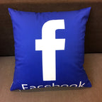 Social Logo Pillow