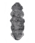 24inches x 72inches x 2inches Gray Double Sheepskin - Area Rug