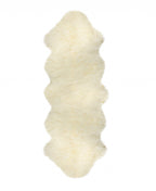 24inches x 72inches x 2inches Natural Double Sheepskin - Area Rug