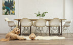 24inches x 72inches x 2inches Natural Double Sheepskin - Area Rug