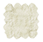 6inches x 8inches Natural New Zealand Sheepskin Area Rug