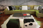 6inches x 8inches Natural New Zealand Sheepskin Area Rug