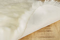 6inches x 8inches Natural New Zealand Sheepskin Area Rug