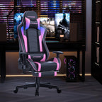 Ergonomic Gaming Chair With Bluetooth Speakers And Footrest
