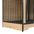 XL Double Dog Crate Furniture – Wooden Dog Kennel with Two