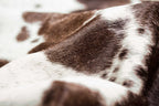 72inches x 84inches Brown White Cowhide - Rug