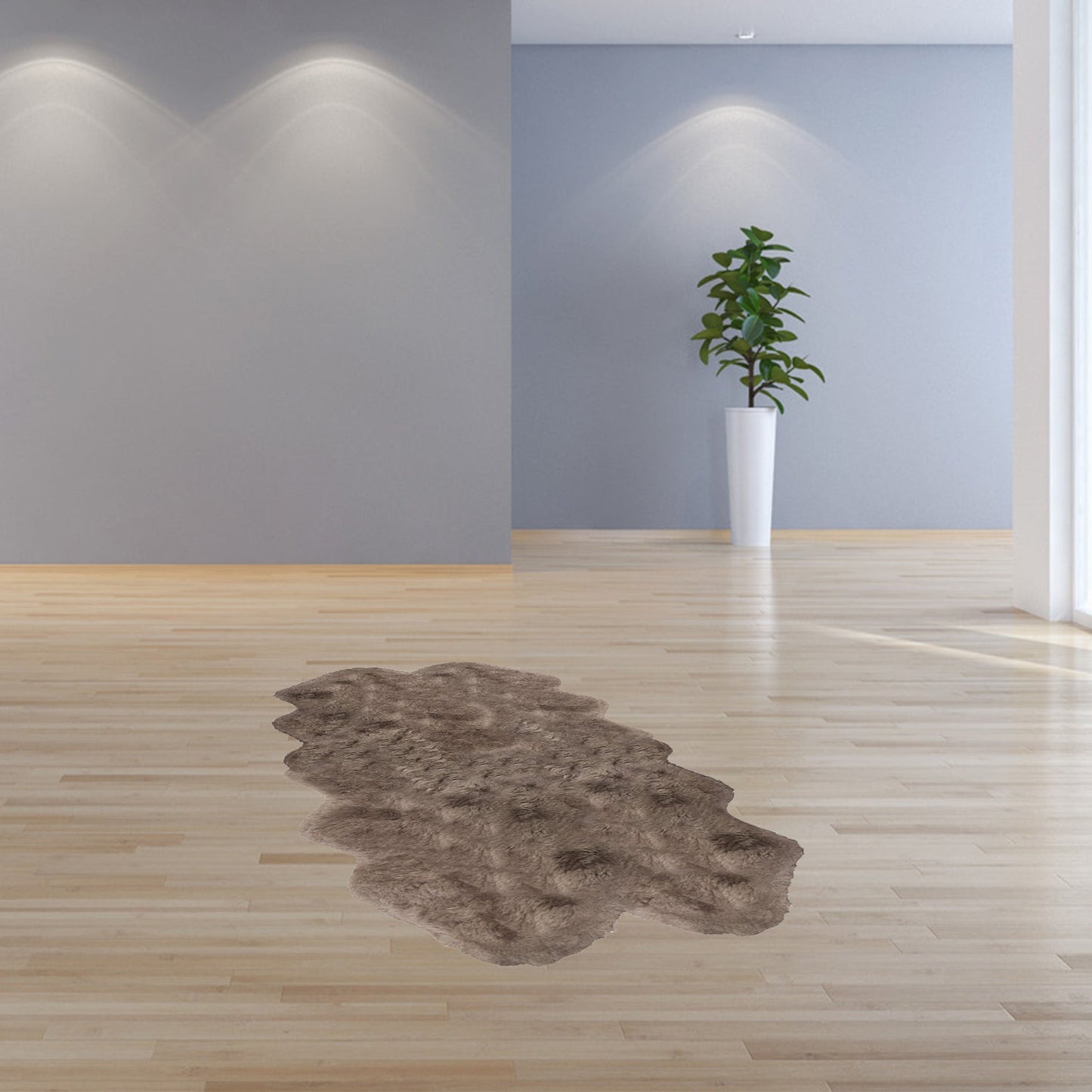 60inches x 84inches Black And White Cowhide - Area Rug