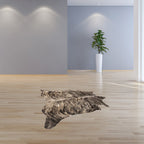 60inches x 84inches Black And White Cowhide - Area Rug