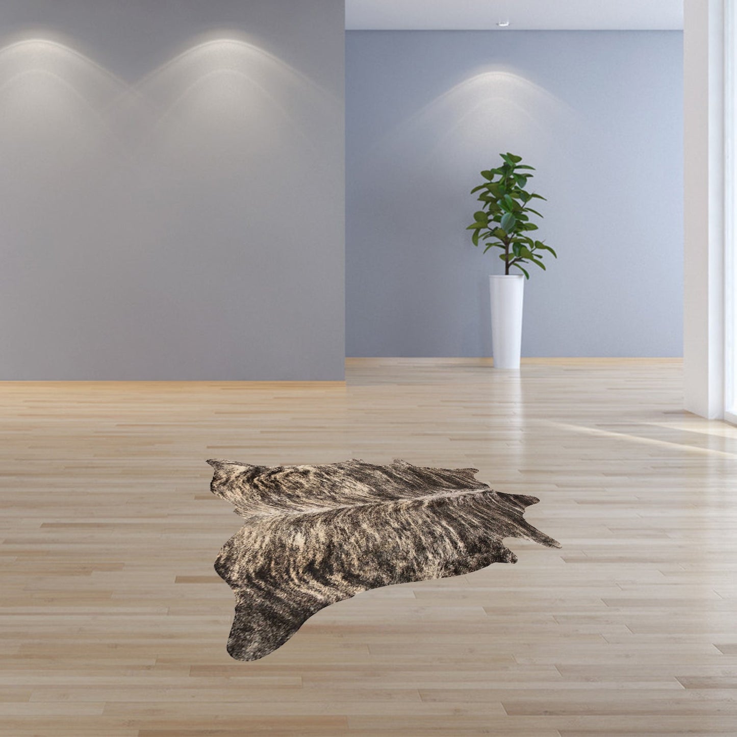 60inches x 84inches Black And White Cowhide - Area Rug