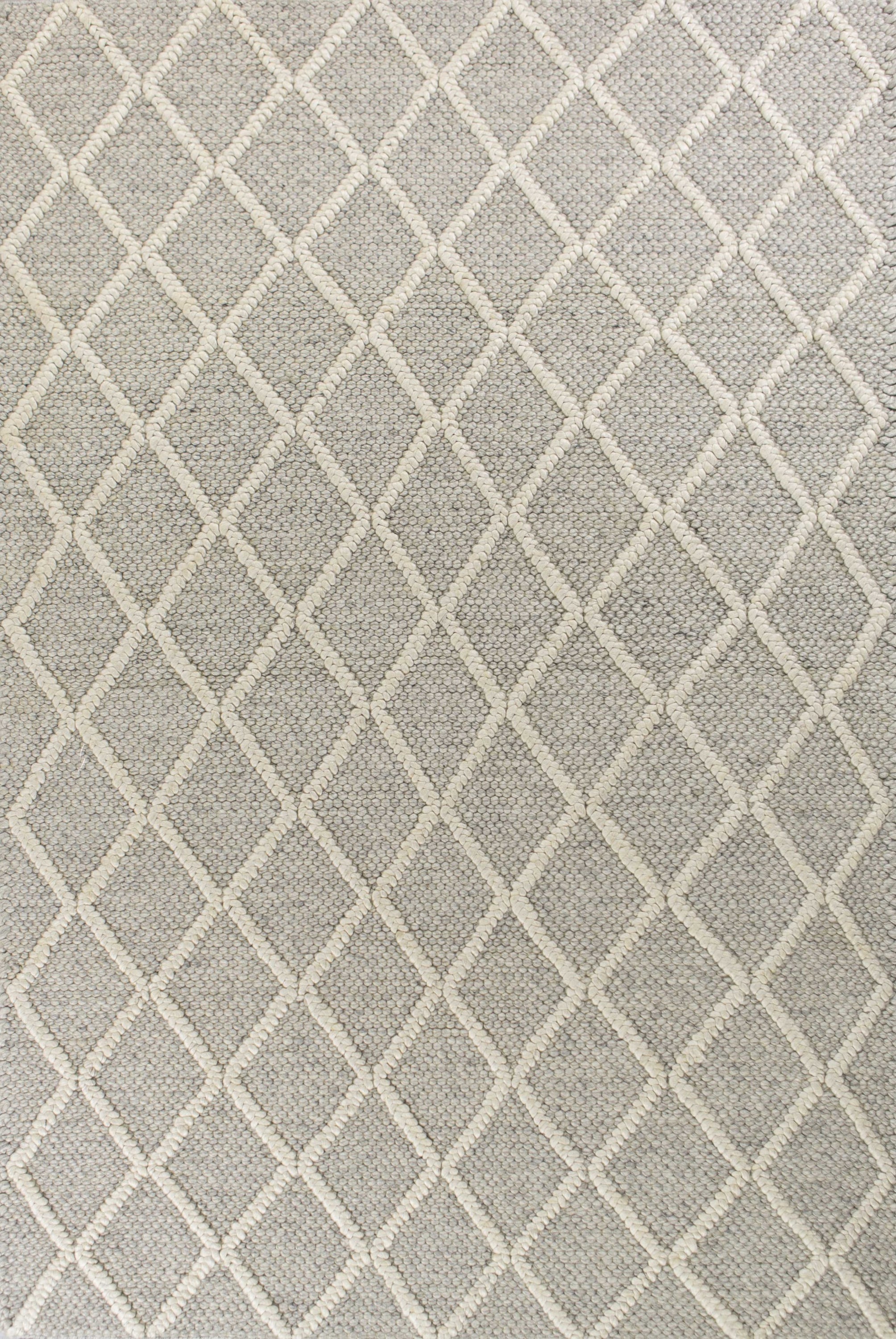 5inches x 7inches  Wool Grey Area Rug