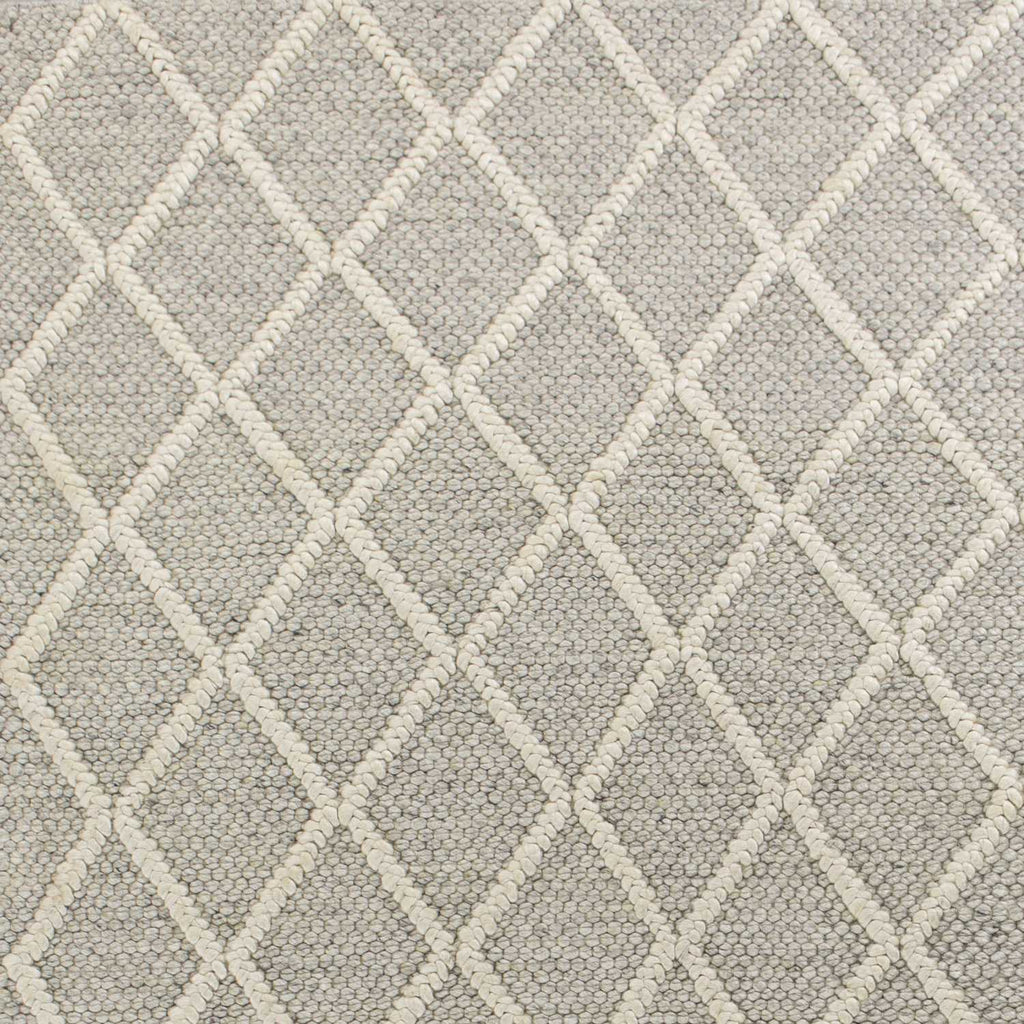 5inches x 7inches  Wool Grey Area Rug