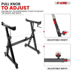 5Core Keyboard Stand Z Style Sturdy Adjustable Electric Piano Riser