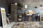 7' x 9'  Polypropylene Ivory  Area Rug