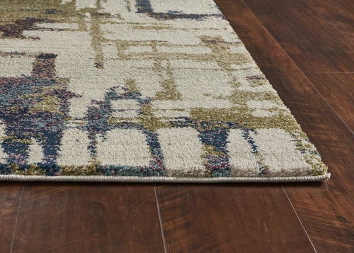 7' x 9'  Polypropylene Ivory  Area Rug