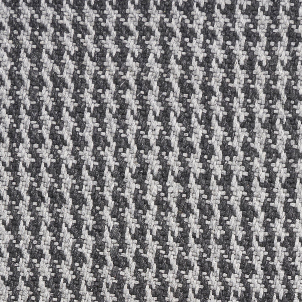 8inchesx10inches Grey Hand Woven Houndstooth Indoor Area Rug
