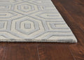 8inches x 10inches 6 Wool Grey Area Rug