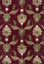 9inches x 13inches  Polypropylene Red Area Rug