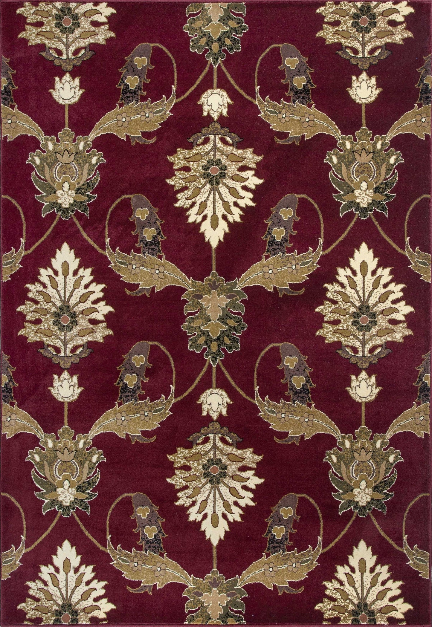9inches x 13inches  Polypropylene Red Area Rug