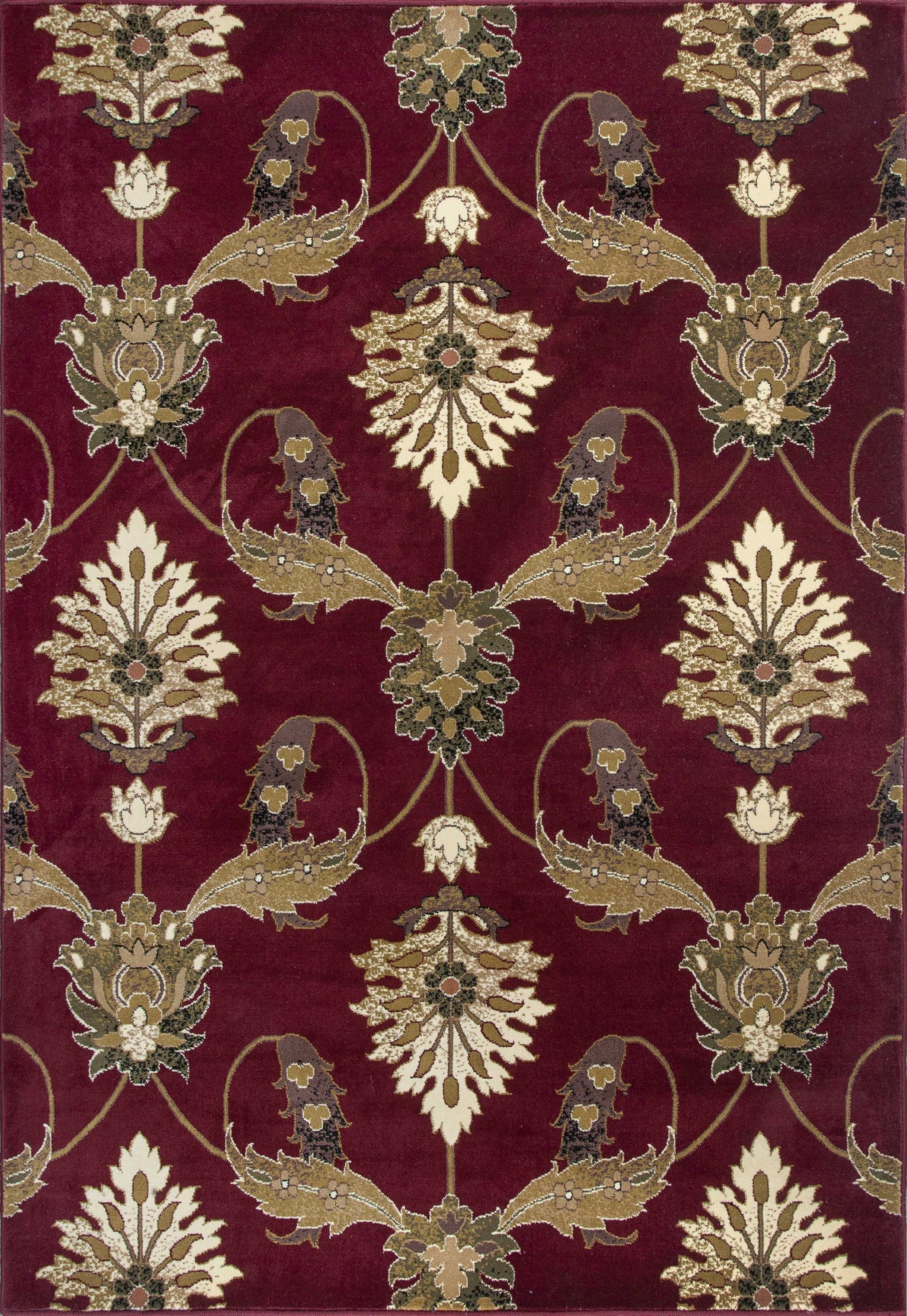 9inches x 13inches  Polypropylene Red Area Rug