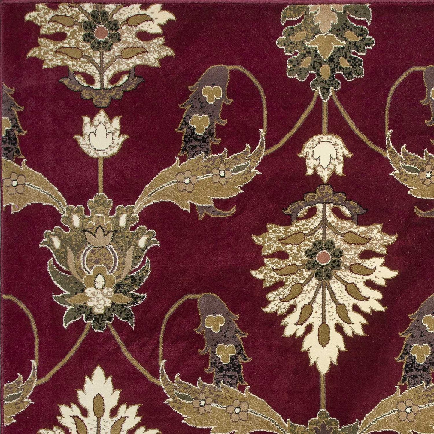 9inches x 13inches  Polypropylene Red Area Rug