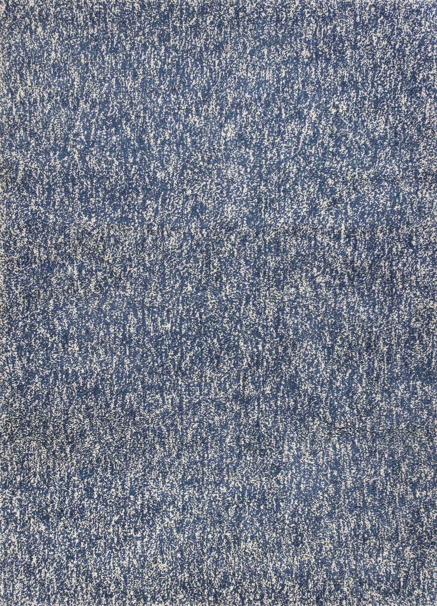 9inches x 13inches Polyester Indigo or  Ivory  Heather Area Rug