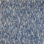 9inches x 13inches Polyester Indigo or  Ivory  Heather Area Rug