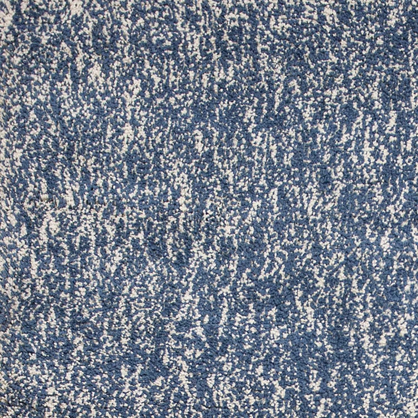 9inches x 13inches Polyester Indigo or  Ivory  Heather Area Rug