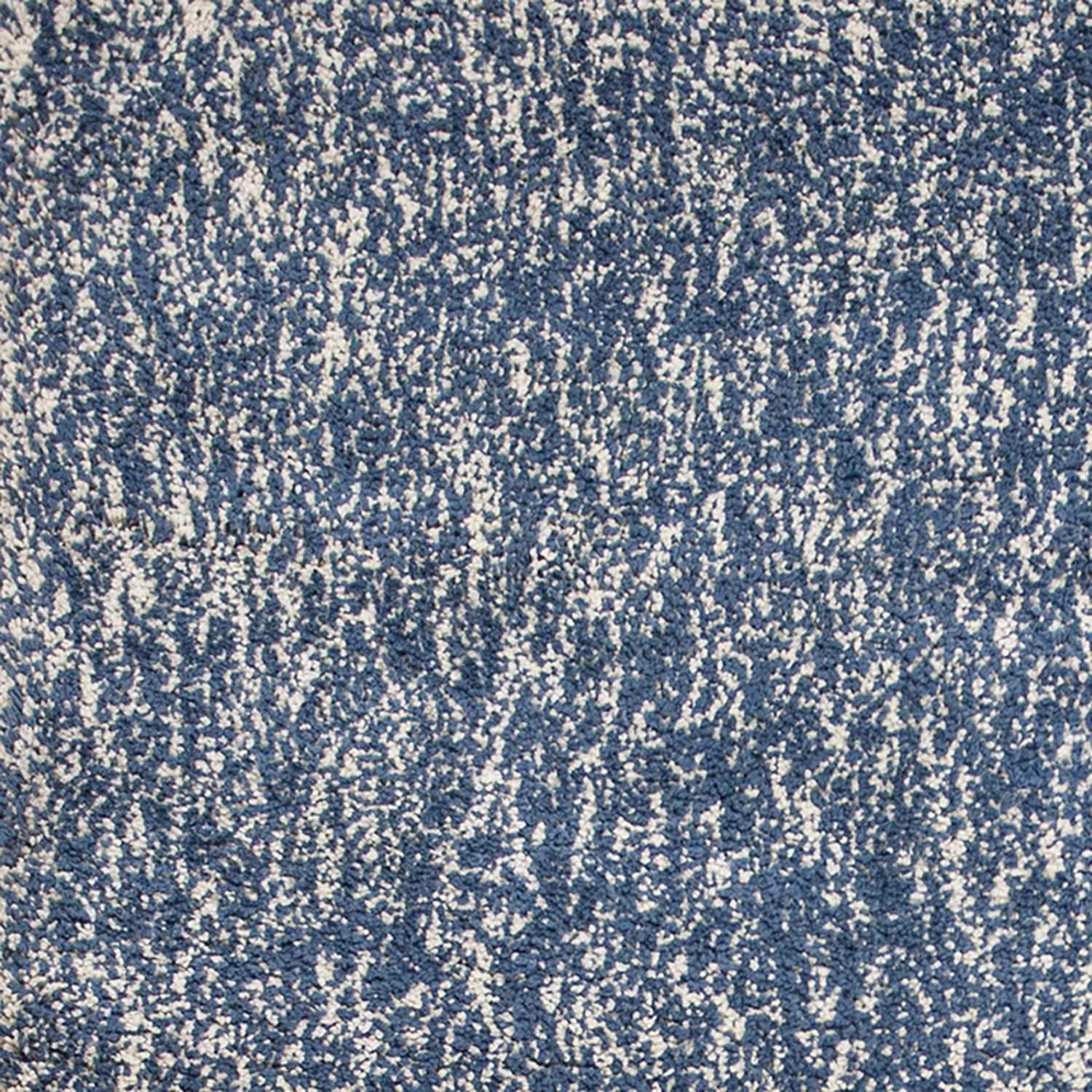 9inches x 13inches Polyester Indigo or  Ivory  Heather Area Rug