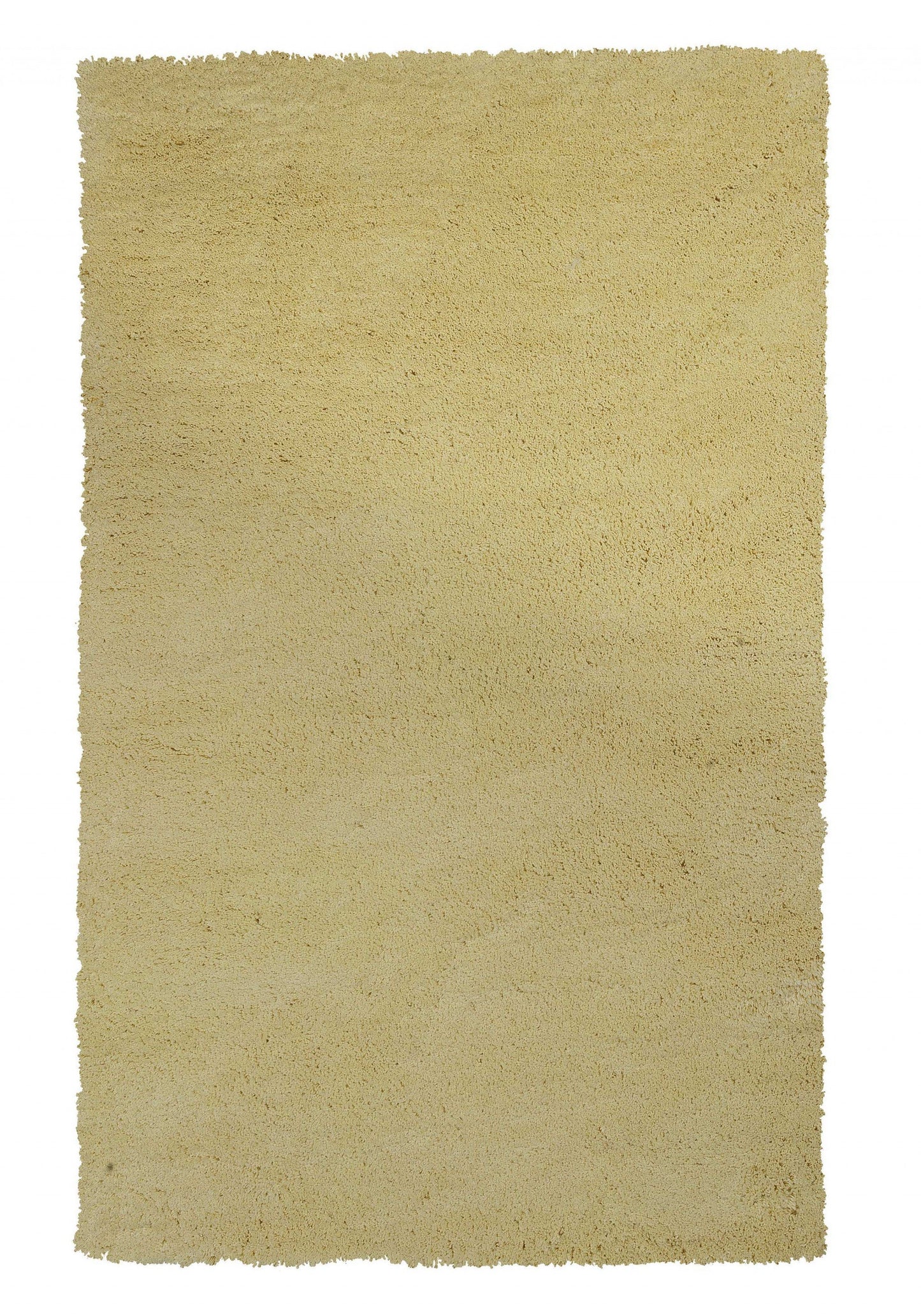 9inches x 13inches Polyester Canary Yellow Area Rug