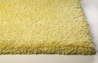 9inches x 13inches Polyester Canary Yellow Area Rug