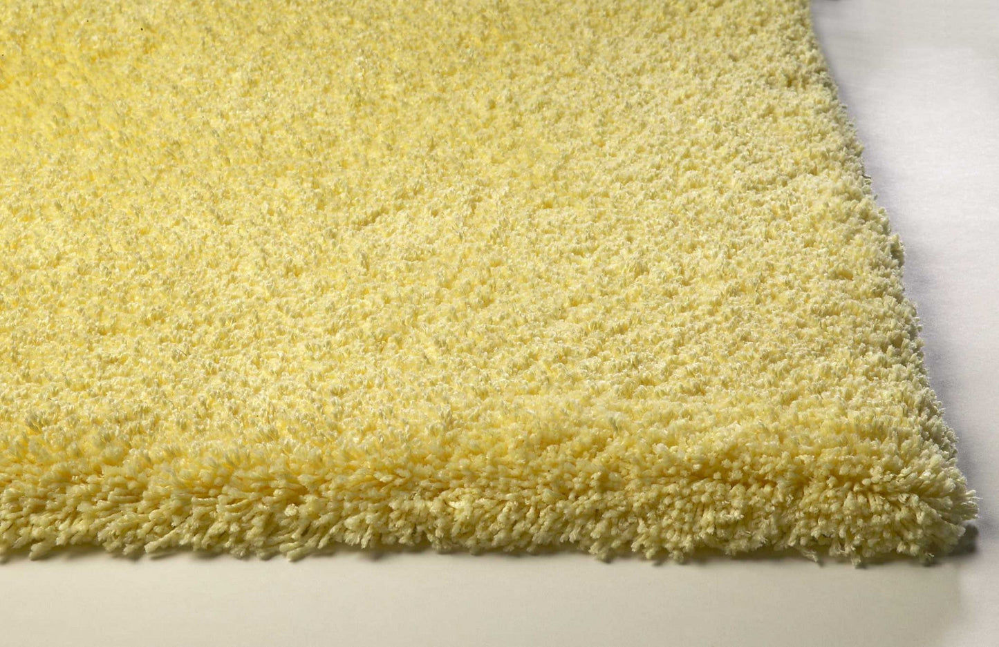 9inches x 13inches Polyester Canary Yellow Area Rug