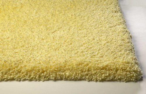 9inches x 13inches Polyester Canary Yellow Area Rug