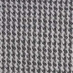 5inchesx8inches Grey Hand Woven Houndstooth Indoor Area Rug