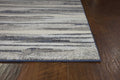 6inches x 9inches Grey Abstract Wood Design Indoor Area Rug