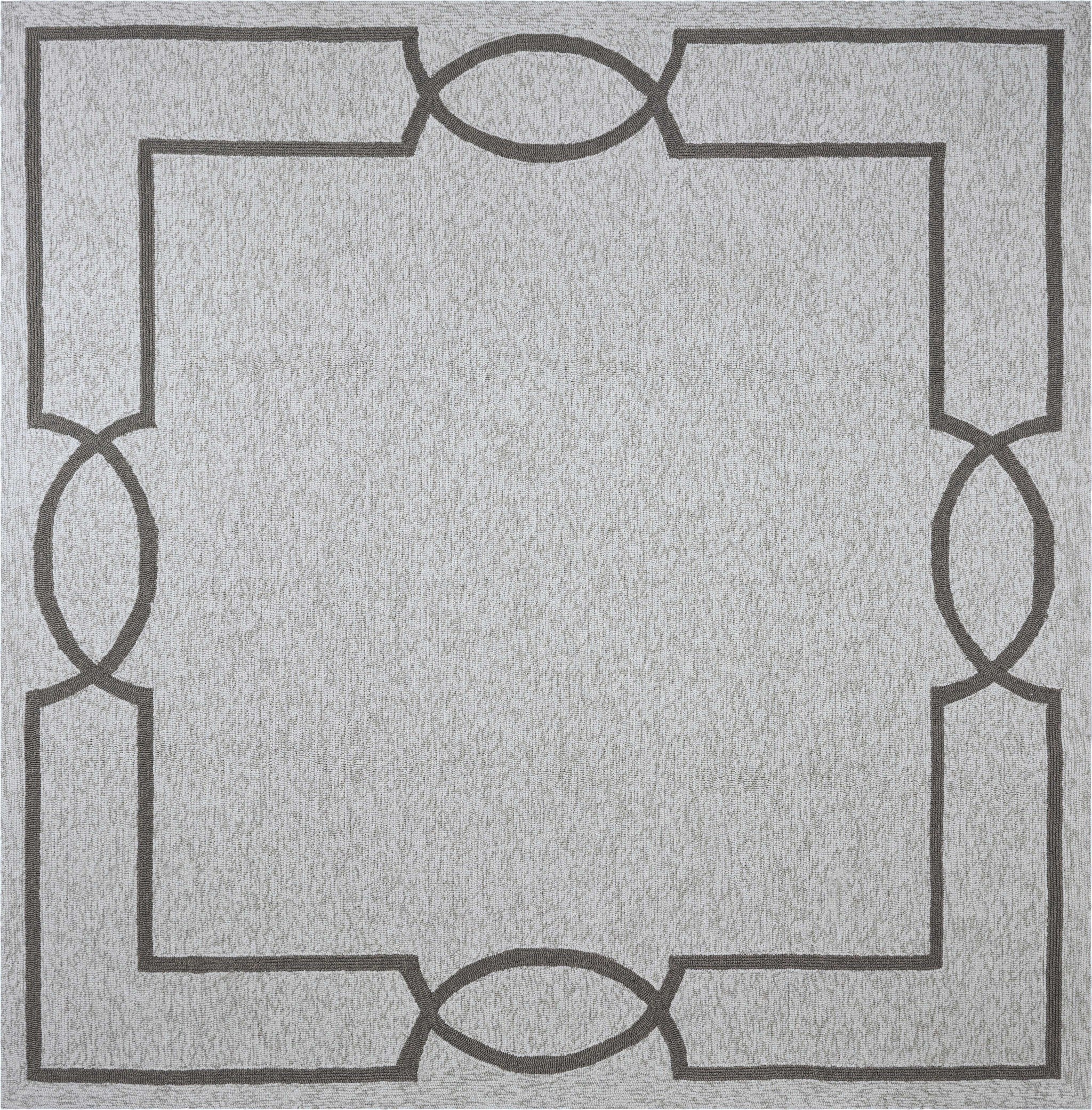 7inches Square   UV treated Polypropylene Oatmeal Area Rug