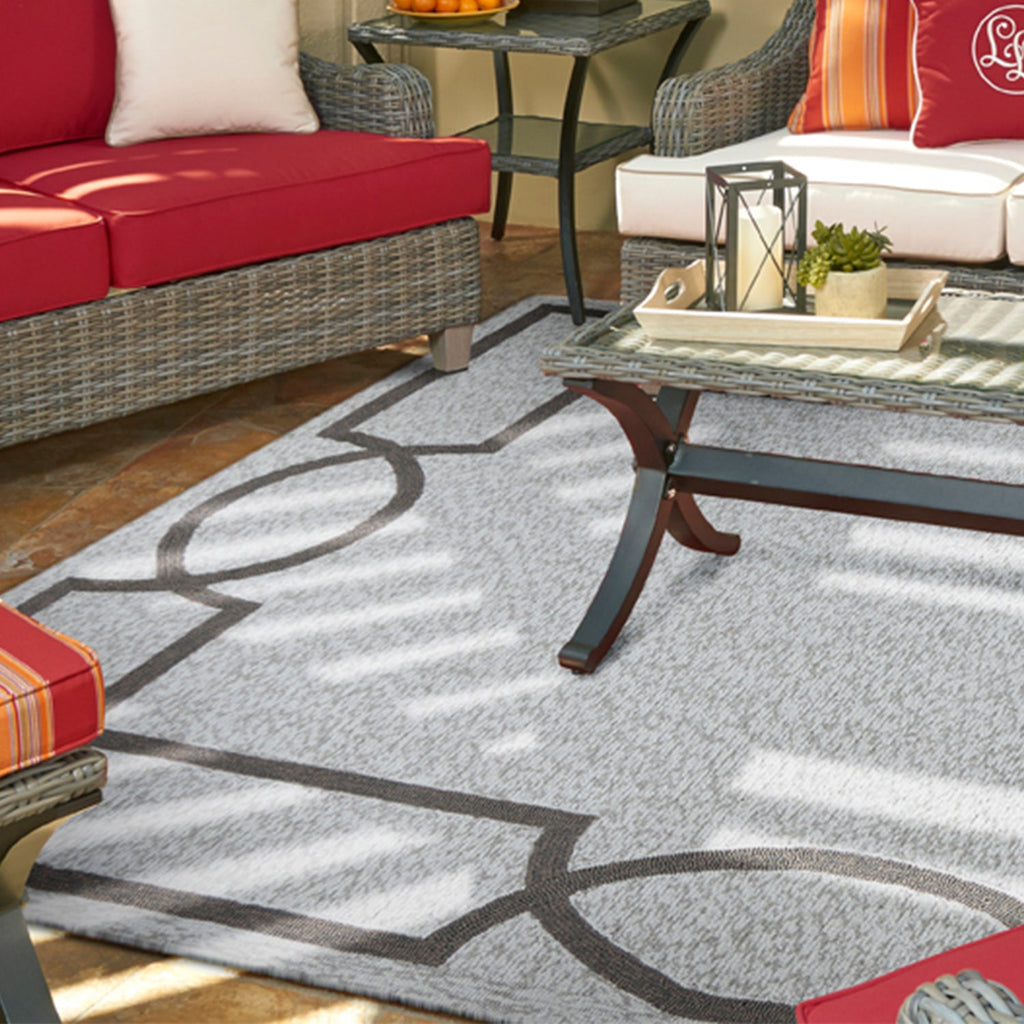 7inches Square   UV treated Polypropylene Oatmeal Area Rug